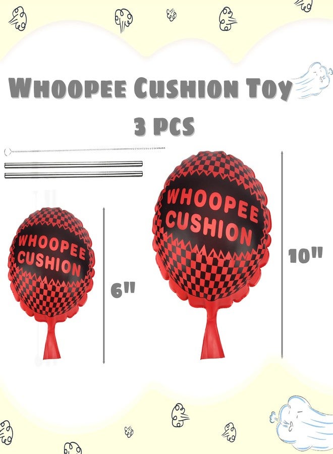 POPLAY 3 PCS Whoopee Cushions, Prank Gifts Fart Pillow Toys for Novelty Party Favors Kids and Adults - Image 2